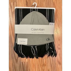 COPY - Calvin Klein Irreversible Hat and Scarf Set *brand new*